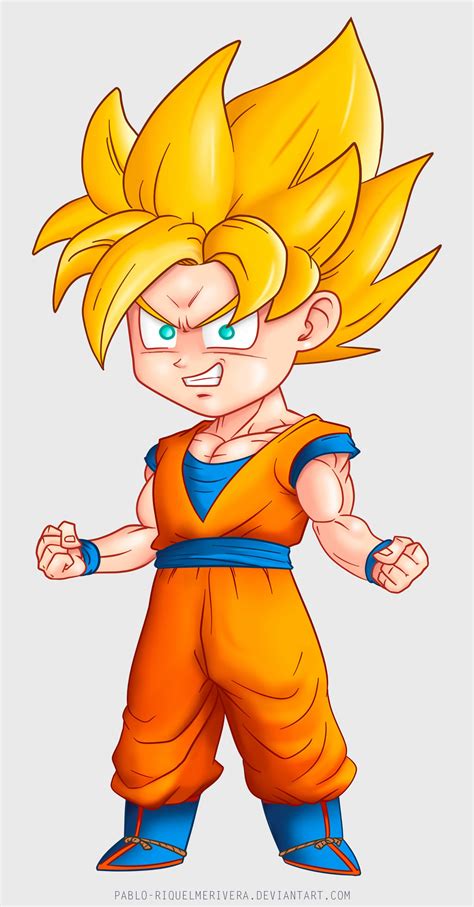 Chibi Goku By Pablo Riquelmerivera On Deviantart