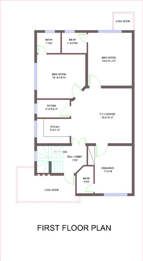 10 Marla House Plan Dwg Free Download Best Design Idea