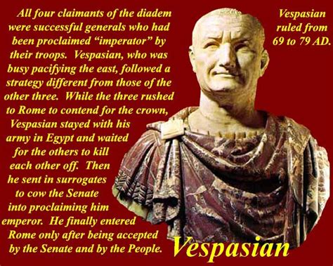 Vespasian History Literature Ancient Cultures Rome