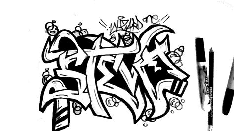 Graffiti alphabet letters a z tag cool graffiti alphabet letters 9077 › graffiti alphabet easy and simple › full size graffitizen.com preview. How to Draw Graffiti Name STEVE - Tutorial -Requested By A ...