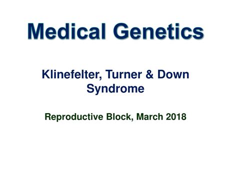 Ppt Medical Genetics Powerpoint Presentation Free Download Id