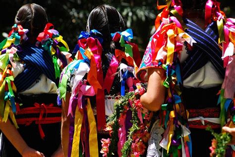 Tres Purepechas De Colores Mexican Folklore Grande Hotel Michoacan