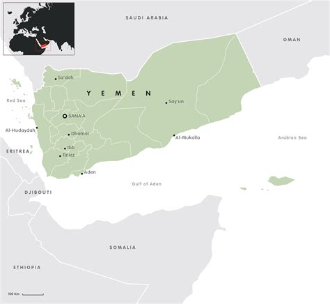 Where Is Yemen On A Map The World Map