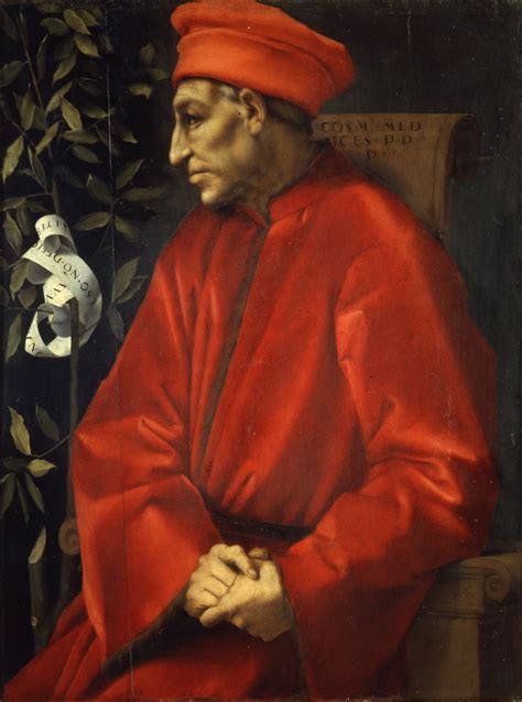 Portrait Of Cosimo De Medici The Elder C1520 Jacopo Pontormo