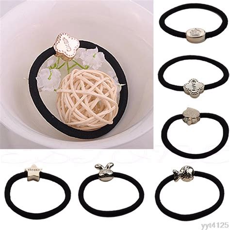 10 Pcs Womens Ponytail Elastic Hair Band Tie Rope Rubber Ring Ponytail