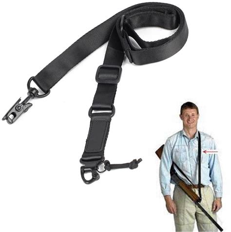 2021 Outdoor Tactical Two 2 Point Sling Adjustable Soft Rifle Gun Sling