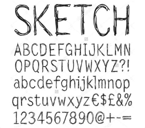 20 Sketch Fonts Ttf Otf Download Design Trends Premium Psd