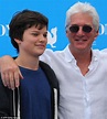Richard Gere joined by son Homer James Jigme at Giffoni Film Festival ...