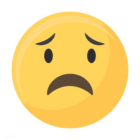 Sad Face Emoji Icon Royalty Free Stock Transparent Png 1230175