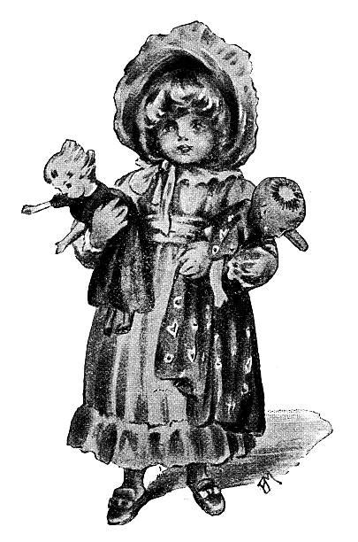 Antique Doll Illustrations Royalty Free Vector Graphics And Clip Art