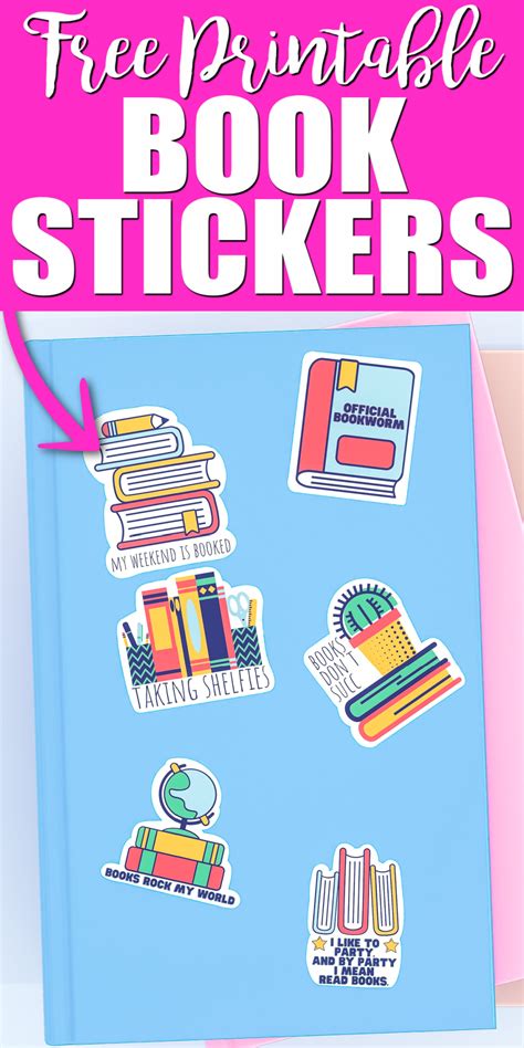 Book Stickers Free Printable Stickers For Book Lovers Angie Holden
