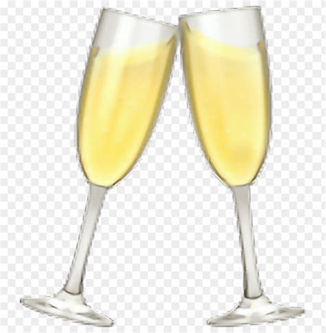 Champagne Glasses Emoji Png Polish Your Personal Project Or Design