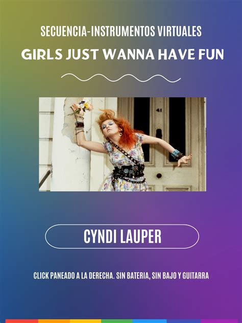Girls Just Wanna Have Fun Cyndi Lauper