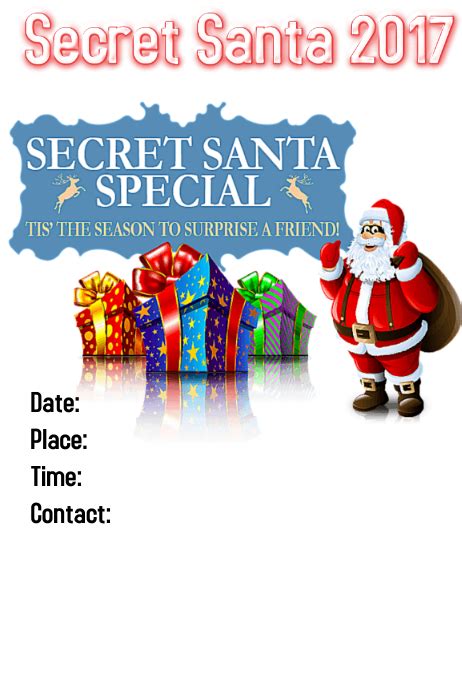 Secret Santa Special Template Postermywall