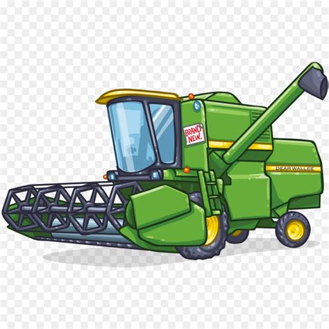 Tractor Clipart Tractor Drawing John Deere Combine Agriculture Logo