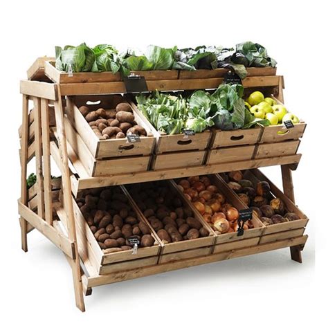 Bakery And Fruit And Veg Stands Rustic Displays By Linkshelving Fruit