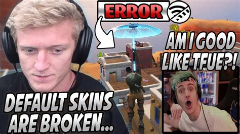 Tfue Officially Returns To Only Using Default Skins But Now Fortnite