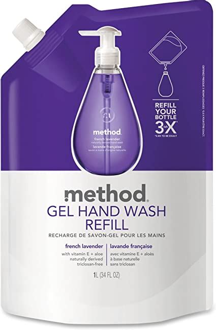 Method Gel Hand Soap Refill French Lavender 34 Oz 1 Pack