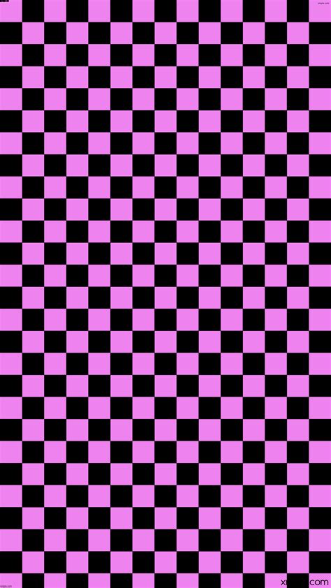 Wallpaper Purple Squares Black Checkered Ee82ee 000000 Diagonal 0° 120px