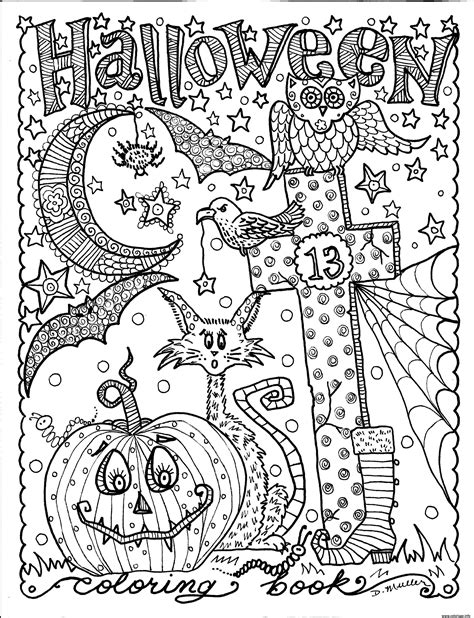 23+ Coloriage D Halloween Qui Fait Peur  Color Info