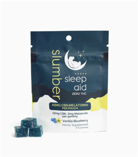 Slumber Sleep Aid Cbnmelatonin Gummy Sleep Kit 45mg The Cbd Department