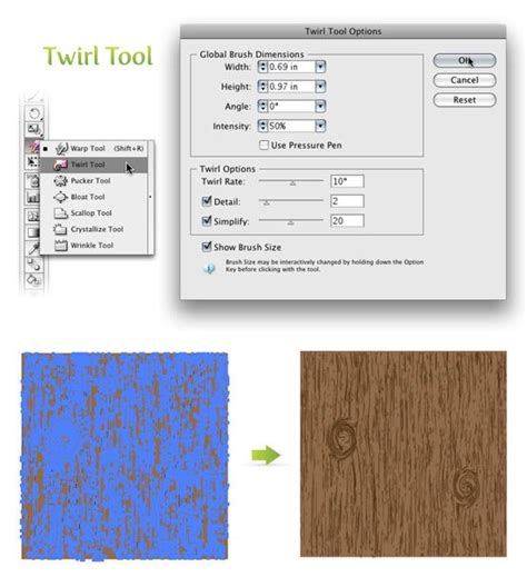 How To Create A Wood Grain Texture In Adobe Illustrator Wood Grain