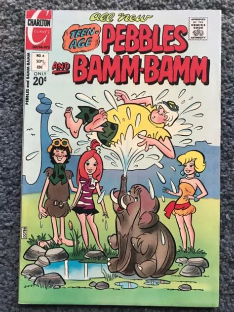 Teen Age Peebles And Bamm Bamm 6 Comic 1972 Charlton Comics