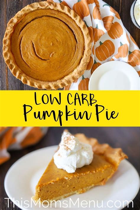 This Recipe For Low Carb Pumpkin Pie Doesnt Stray Too Far From The