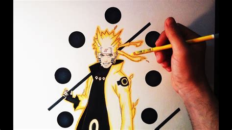 Como Dibujar A Naruto Modo Sabio De Los Caminoshow To Draw Naruto The