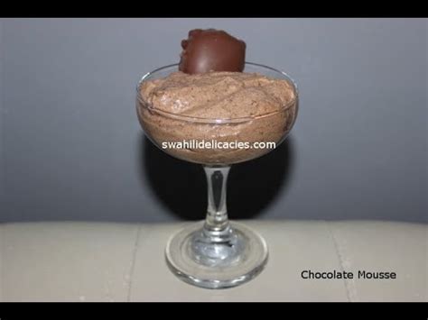 It's great for a dinner party because it looks so pretty, everyone gets their own this chocolate mousse is thick, rich, creamy, and a perfect dessert for entertaining! Chocolate Mousse - YouTube
