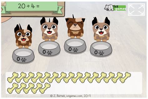 Introduction to division Ict Games, Division, Dog Bowls, Introduction