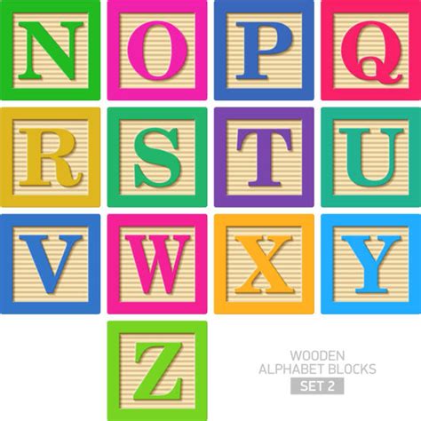 Abc Block Clip Art Vector Images And Illustrations Istock