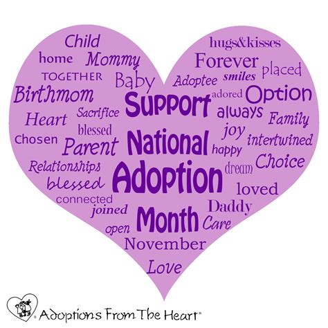 Happy National Adoption Month Adoption Awareness