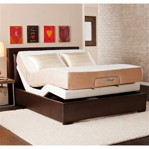 Mycloud Adjustable Bed Queen Size With 10 Inch Gel Infused Memory Foam