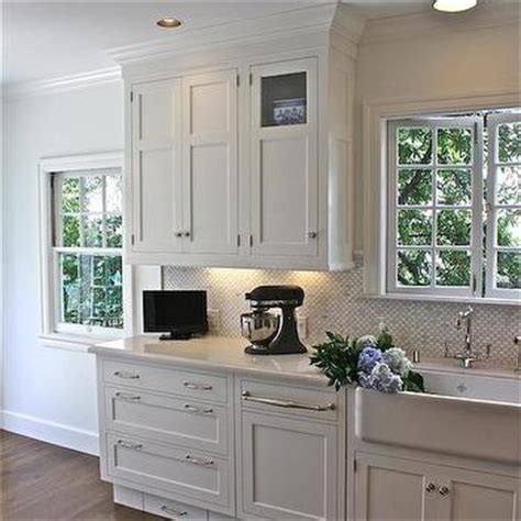 Contractor express cabinets vesper white shaker assembled plywood 96 in. Toe Kick - Traditional - kitchen - Moroso Construction