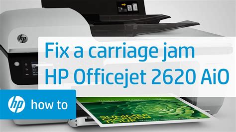 Also you can select preferred language of manual. Fixing a Carriage Jam in the HP Officejet 2620 All-in-One ...