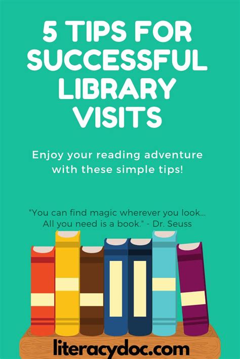 5 Tips For Successful Library Visits Reading Adventure Library Success