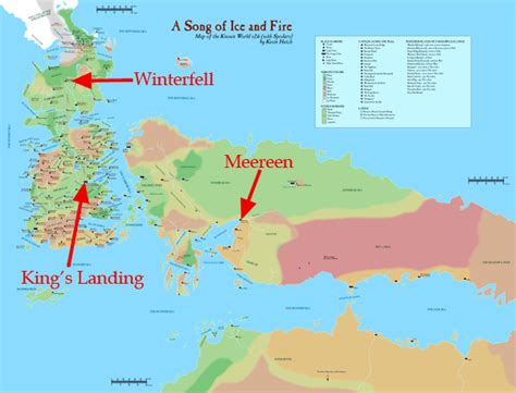 Map Of Westeros Meereen Maps Of The World