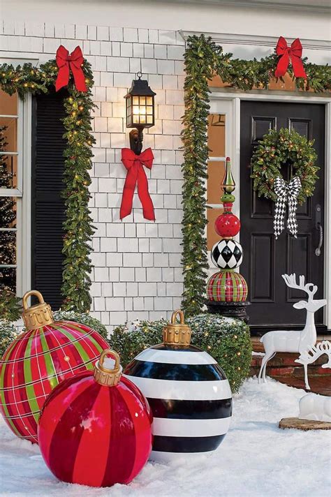 Outdoor Christmas Decorations Ideas Porch
