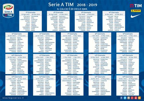 Todas las fechas y los horarios de la liga italiana al detalle en marca.com. Calcio: il calendario del campionato di serie A 2018-2019