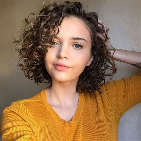 25 Trend Short Hairstyles For Girl Curly Hair Styles Naturally Curly