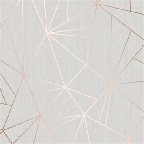 Henderson Interiors Camden Apex Glitter Wallpaper Rose Gold H980544