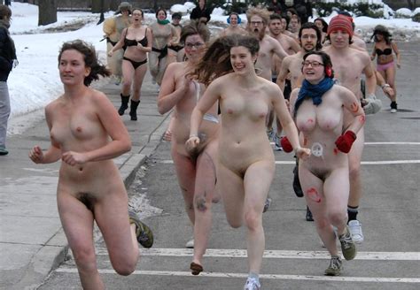 Course d étudiants nus à chicago 2009