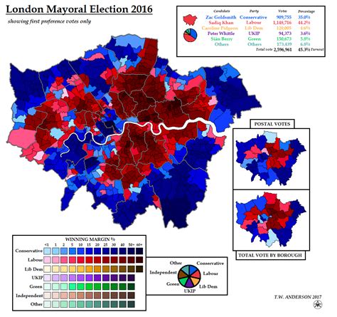 The first election was held in may 2000, and four subsequent elections have. London Mayoral Election 2016 by AJRElectionMaps on DeviantArt
