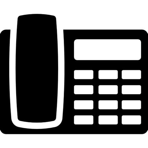 Telefono De Oficina Iconos Gratis De Tecnología