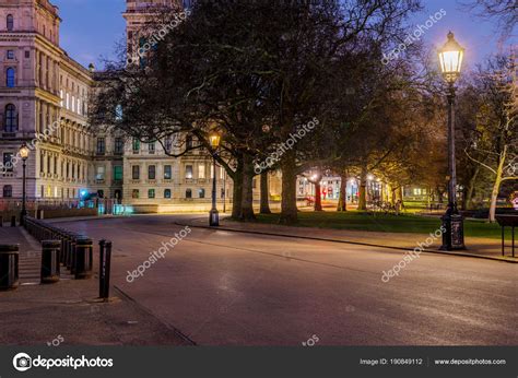 Central London Street At Night Stock Photo By ©asiastock 190849112