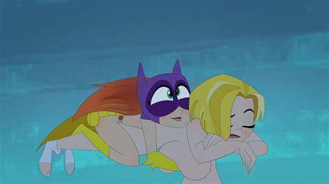 Rule Girls Barbara Gordon Batgirl Biting Lip Bob Cut Breast Grab Dc Dc Super Hero Girls