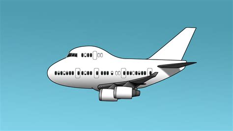 747 Cartoon Blank By Audoman2607 On Deviantart
