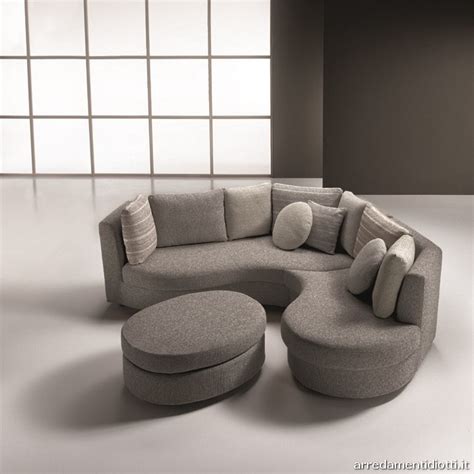 Divano letto tondo € 1.200. Divano angolare curvo componibile Texas - DIOTTI A&F ...