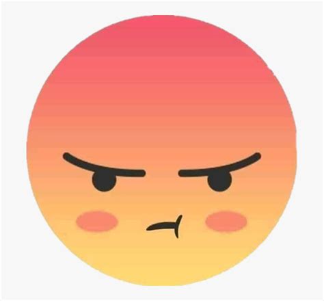 Anime Reaction Hmph Baka Facebook Angry Emoji Png Transparent